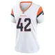 Game White Women's Zach Cunningham Denver Broncos 2nd Jersey