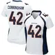 Game White Women's Zach Cunningham Denver Broncos Jersey