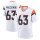 Game White Youth Alex Palczewski Denver Broncos 2nd Jersey