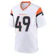 Game White Youth Alex Singleton Denver Broncos 2nd Jersey