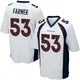 Game White Youth Andrew Farmer Denver Broncos Jersey