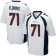 Game White Youth Cam Fleming Denver Broncos Jersey