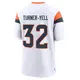 Game White Youth Delarrin Turner-Yell Denver Broncos 2nd Jersey