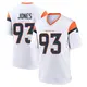 Game White Youth D.J. Jones Denver Broncos 2nd Jersey