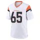 Game White Youth Gary Zimmerman Denver Broncos 2nd Jersey