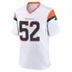 Game White Youth Jonah Elliss Denver Broncos 2nd Jersey