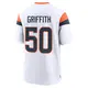 Game White Youth Jonas Griffith Denver Broncos 2nd Jersey