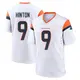 Game White Youth Kendall Hinton Denver Broncos 2nd Jersey