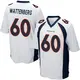 Game White Youth Luke Wattenberg Denver Broncos Jersey