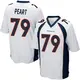 Game White Youth Matt Peart Denver Broncos Jersey