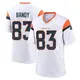 Game White Youth Michael Bandy Denver Broncos 2nd Jersey