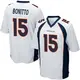 Game White Youth Nik Bonitto Denver Broncos Jersey