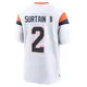 Game White Youth Pat Surtain II Denver Broncos 2nd Jersey