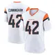 Game White Youth Zach Cunningham Denver Broncos 2nd Jersey