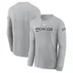 Gray Men's Denver Broncos 2024 Salute To Service Long Sleeve T-Shirt