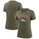 Legend Olive Women's Denver Broncos 2022 Salute To Service T-Shirt