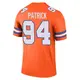 Legend Orange Men's Aaron Patrick Denver Broncos Alternate Mile High Collection 1977 Throwback Jersey