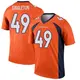 Legend Orange Men's Alex Singleton Denver Broncos Jersey