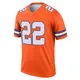 Legend Orange Men's Brandon Jones Denver Broncos Alternate Mile High Collection 1977 Throwback Jersey