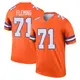 Legend Orange Men's Cam Fleming Denver Broncos Alternate Mile High Collection 1977 Throwback Jersey