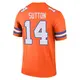 Legend Orange Men's Courtland Sutton Denver Broncos Alternate Mile High Collection 1977 Throwback Jersey