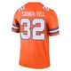 Legend Orange Men's Delarrin Turner-Yell Denver Broncos Alternate Mile High Collection 1977 Throwback Jersey