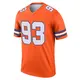 Legend Orange Men's D.J. Jones Denver Broncos Alternate Mile High Collection 1977 Throwback Jersey