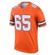 Legend Orange Men's Gary Zimmerman Denver Broncos Alternate Mile High Collection 1977 Throwback Jersey