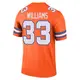 Legend Orange Men's Javonte Williams Denver Broncos Alternate Mile High Collection 1977 Throwback Jersey