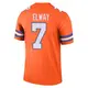 Legend Orange Men's John Elway Denver Broncos Alternate Mile High Collection 1977 Throwback Jersey