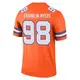 Legend Orange Men's John Franklin-Myers Denver Broncos Alternate Mile High Collection 1977 Throwback Jersey