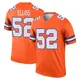 Legend Orange Men's Jonah Elliss Denver Broncos Alternate Mile High Collection 1977 Throwback Jersey