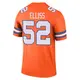 Legend Orange Men's Jonah Elliss Denver Broncos Alternate Mile High Collection 1977 Throwback Jersey