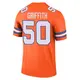 Legend Orange Men's Jonas Griffith Denver Broncos Alternate Mile High Collection 1977 Throwback Jersey