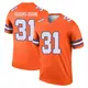 Legend Orange Men's Kris Abrams-Draine Denver Broncos Alternate Mile High Collection 1977 Throwback Jersey