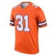 Legend Orange Men's Kris Abrams-Draine Denver Broncos Alternate Mile High Collection 1977 Throwback Jersey