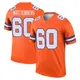 Legend Orange Men's Luke Wattenberg Denver Broncos Alternate Mile High Collection 1977 Throwback Jersey