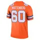 Legend Orange Men's Luke Wattenberg Denver Broncos Alternate Mile High Collection 1977 Throwback Jersey