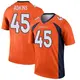 Legend Orange Men's Nate Adkins Denver Broncos Jersey