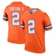 Legend Orange Men's Pat Surtain II Denver Broncos Alternate Mile High Collection 1977 Throwback Jersey