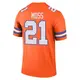 Legend Orange Men's Riley Moss Denver Broncos Alternate Mile High Collection 1977 Throwback Jersey