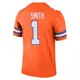 Legend Orange Men's Tremon Smith Denver Broncos Alternate Mile High Collection 1977 Throwback Jersey