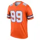 Legend Orange Men's Zach Allen Denver Broncos Alternate Mile High Collection 1977 Throwback Jersey