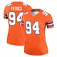 Legend Orange Women's Aaron Patrick Denver Broncos Alternate Mile High Collection 1977 Throwback Jersey