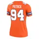 Legend Orange Women's Aaron Patrick Denver Broncos Alternate Mile High Collection 1977 Throwback Jersey