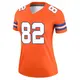 Legend Orange Women's Adam Trautman Denver Broncos Alternate Mile High Collection 1977 Throwback Jersey