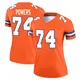 Legend Orange Women's Ben Powers Denver Broncos Alternate Mile High Collection 1977 Throwback Jersey