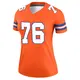 Legend Orange Women's Calvin Throckmorton Denver Broncos Alternate Mile High Collection 1977 Throwback Jersey