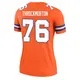 Legend Orange Women's Calvin Throckmorton Denver Broncos Alternate Mile High Collection 1977 Throwback Jersey