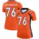 Legend Orange Women's Calvin Throckmorton Denver Broncos Jersey